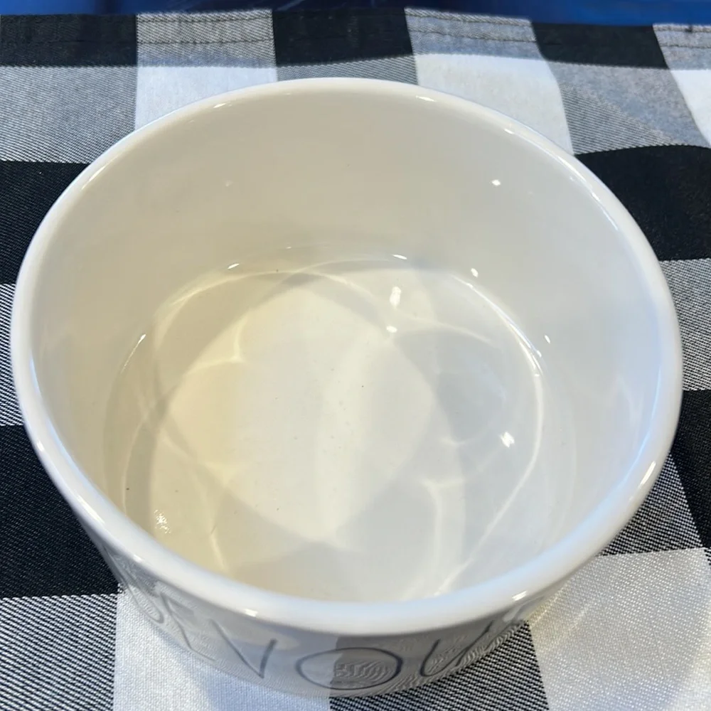 Rae Dunn DEVOUR Dog Bowl
